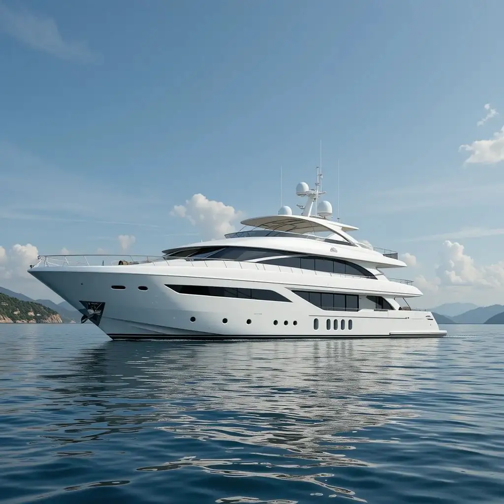 Yacht de croisière luxueux