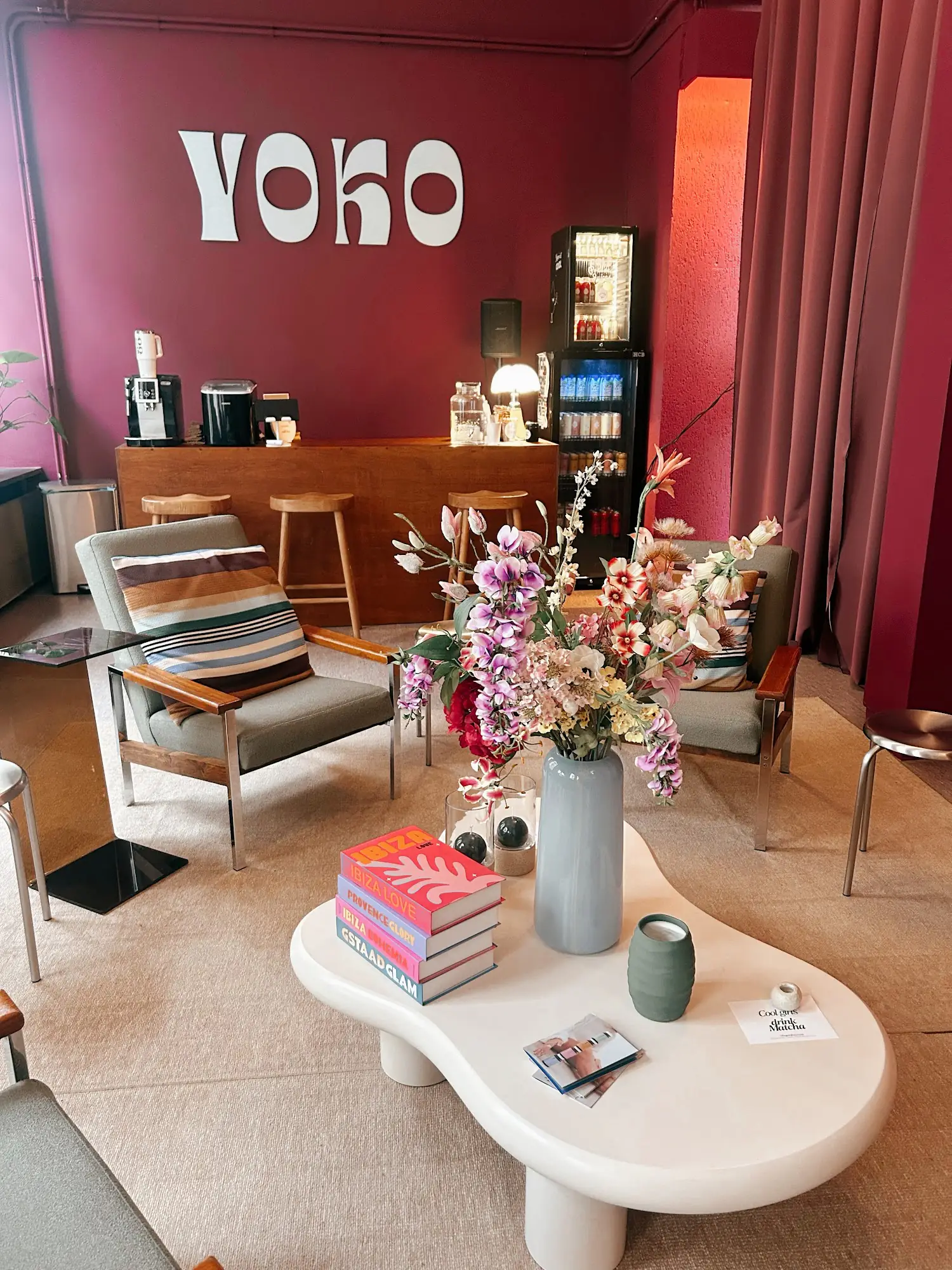 Yoko Studio interior with retro design