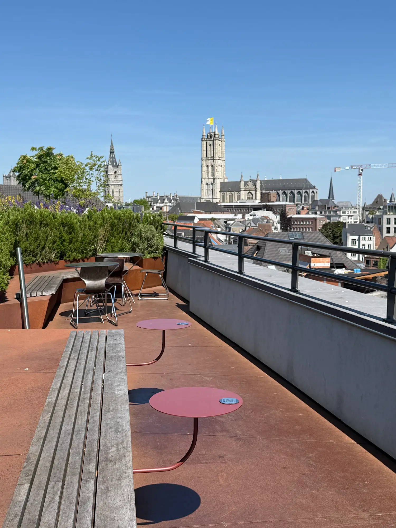 Rooftop terrace view