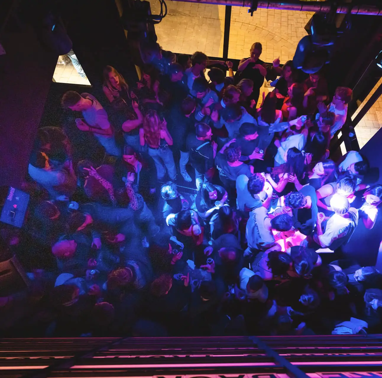 Dance floor from above