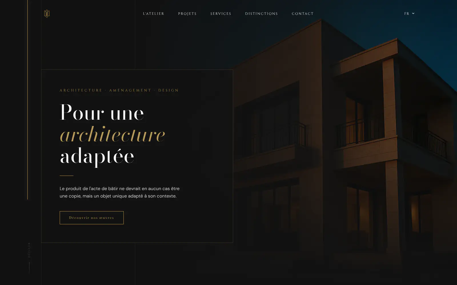 Atelier Messaoudi architecte. Architecture, Aménagement & Design