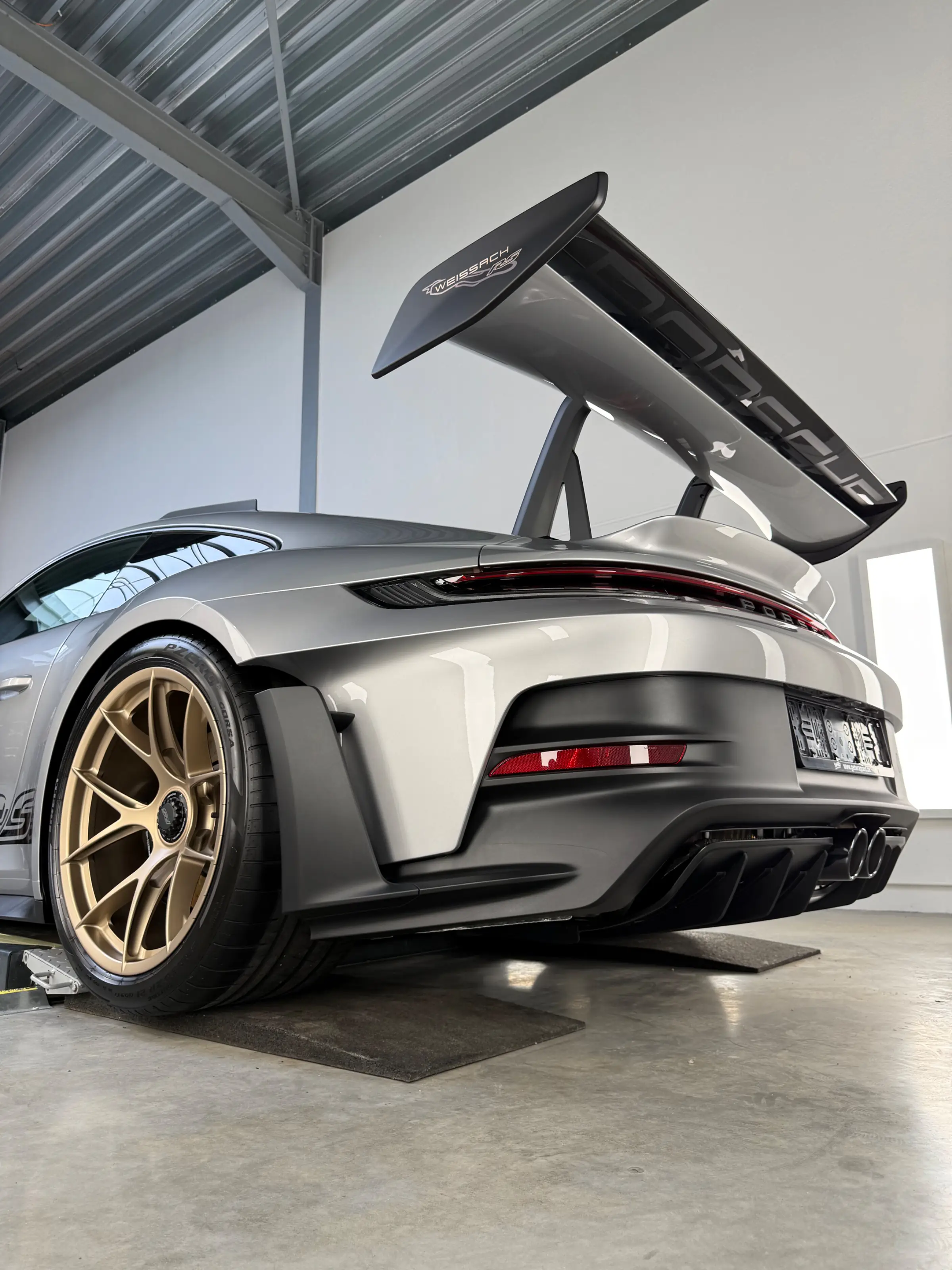 Zilveren Porsche 911 GT3 RS