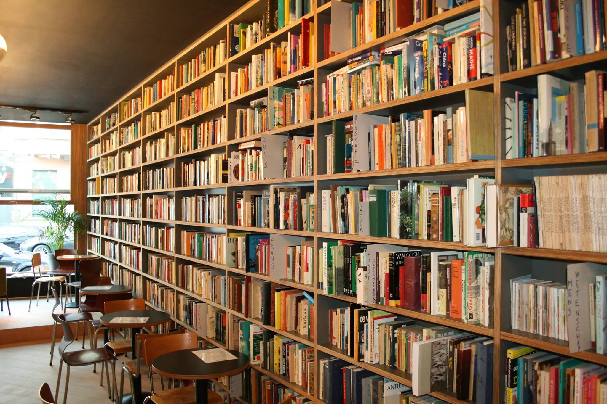Bookshelves at Le Bal Infernal