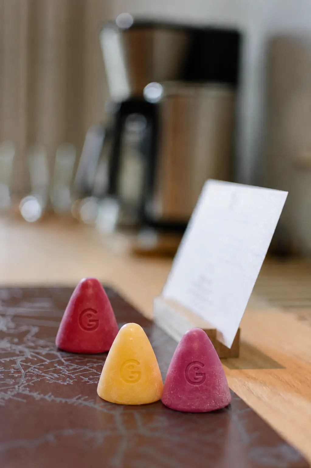 Welkomstchocolade en koffiehoek