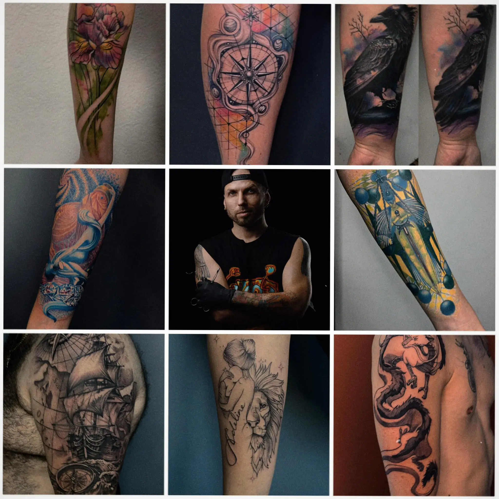 Tattoo artist Pavel
