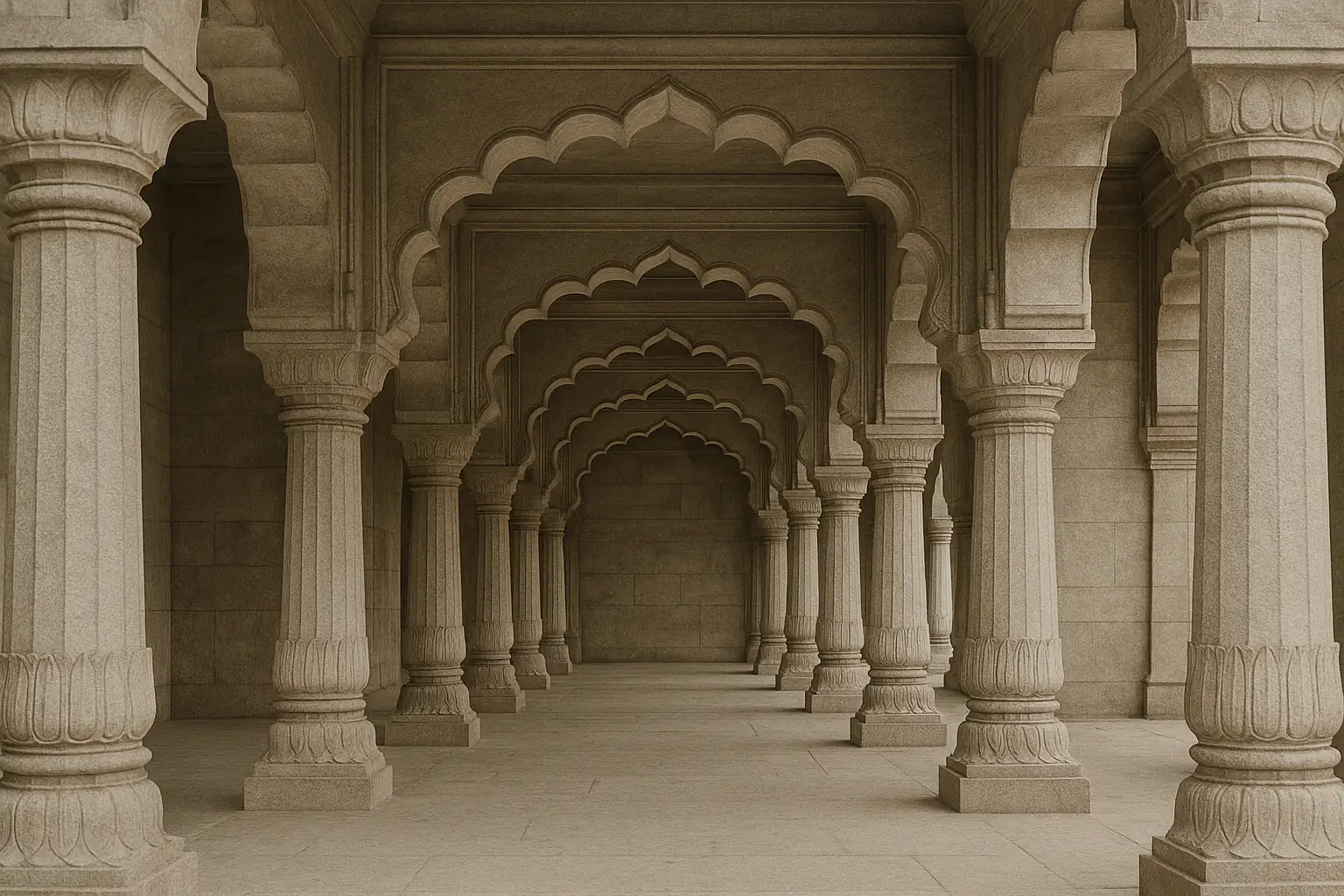 Abstract institutional architectural detail indicating strength and precedent